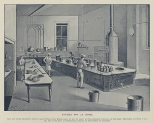 Küche für ein Hotel