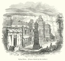 Kylas, Ellora (Gravur)