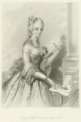 Dame des Hofes von Ludwig XV.