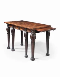 Spätgeorgianischer Beistelltisch, ca. 1755