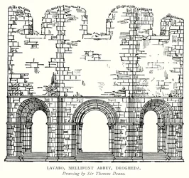 Lavabo, Mellifont Abbey, Drogheda