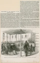 Grundsteinlegung eines Modell-Wohnhauses in der New Street, Golden Square