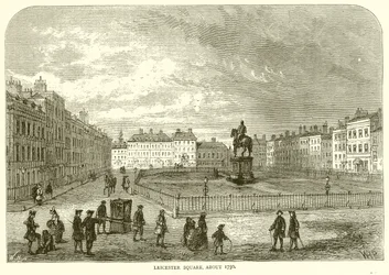 Leicester Square um 1750
