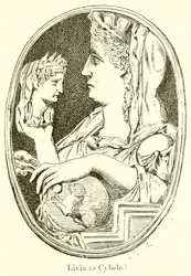 Livia als Kybele