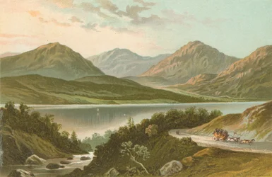 Loch Lomond von der Straße nach Stronaclacher