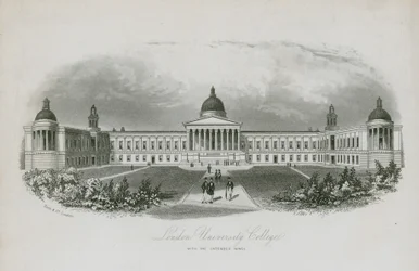 London University College, mit den geplanten Flügeln