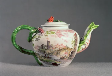 Longton Hall Teekanne, ca. 1755