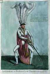 Lothario, aufgeführt von Mr. Coates im Haymarket Theatre, 9. Dezember 1811, veröffentlicht von William Holland