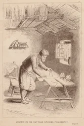 Ludwig studiert Philosophie in seiner Hütte