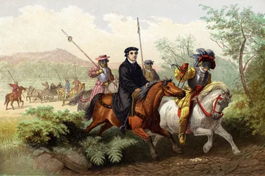 Luther wird zur Wartburg gebracht