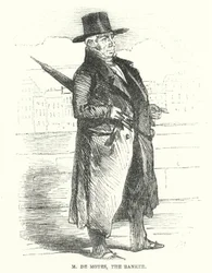 M De Moyes, der Banker (Gravur)