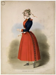 Mademoiselle Jenny Lind (1820-87) als Marie, ca. 1847