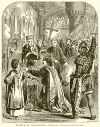 Sitten der Normannen.--Krönung von Wilhelm dem Eroberer