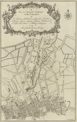 Karte von Islington, Clerkenwell, Holborn und Finsbury
