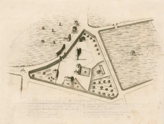 Karte der Pfarrei St Giles in the Fields, London