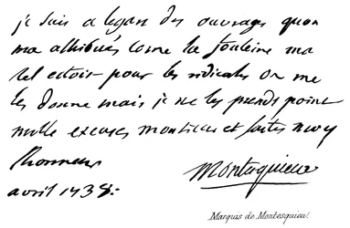 Marquis de Montesquieu