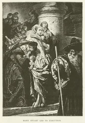 Maria Stuart wird zur Hinrichtung geführt