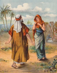 Begegnung von Isaak und Rebekka