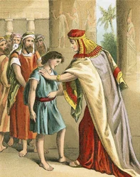 Begegnung von Joseph und Benjamin