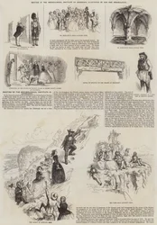 Treffen des Archäologischen Instituts in Edinburgh (Gravur)