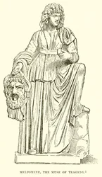 Melpomene, die Muse der Tragödie