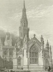 Melrose Abbey, restauriert