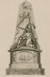 Denkmal für Kapitän Edward Cooke, Westminster Abbey, London