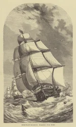 Handelsmarine, auf dem Weg zum Hafen