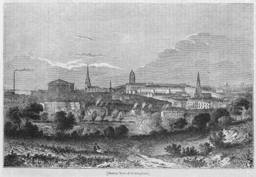 Moderne Ansicht von Birmingham