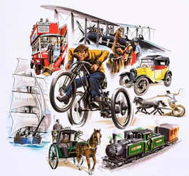 Montage von Transportmitteln