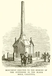 Denkmal für die Opfer im Schwarzen Loch von Kalkutta
