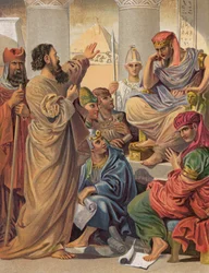 Moses und Aaron vor dem Pharao, Exodus, VII