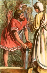 Moses und die Tochter Jethros