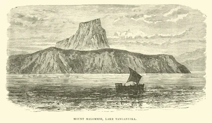 Berg Malommbi, Tanganjikasee