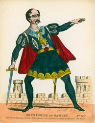 Mr Creswick als Hamlet