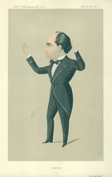 Mr Landon Ronald, Guildhall Musik, 13. Dezember 1913, Vanity Fair Karikatur