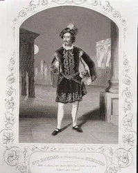 Mr. P. Ritchings (aus Philadelphia) als Mercutio, Akt I Szene 4 von 