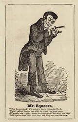 Mr. Squeers aus Nicholas Nickleby