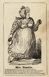 Mrs. Bumble aus Oliver Twist