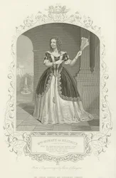 Mrs. Mowatt als Beatrice, Viel Lärm um nichts, Akt II, Szene i