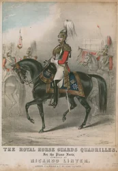 Musikalische Partitur für die Quadrillen der Königlichen Garde