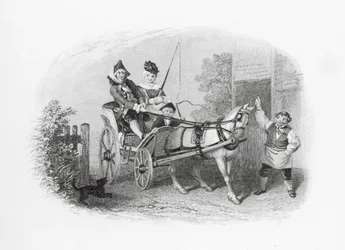 Der Wagen meines Großvaters (Gravur)