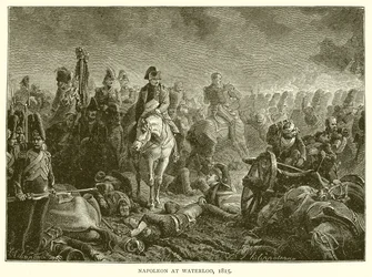 Napoleon bei Waterloo, 1815