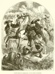 Knappes Entkommen Marlboroughs in der Schlacht von Ramillies