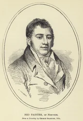 Ned Painter, aus Norwich, nach einer Zeichnung von George Sharples, 1824