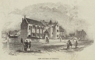 Neues Kloster in Chelsea (Stich)