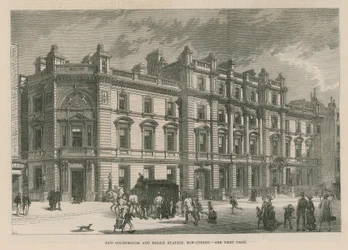 Neues Gerichtsgebäude und Polizeistation in der Bow Street