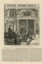Neuer Eingang zur Galerie der Gesellschaft der Aquarellmaler