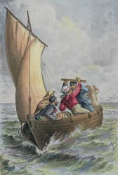 Neunzehn Tage in einem offenen Boot