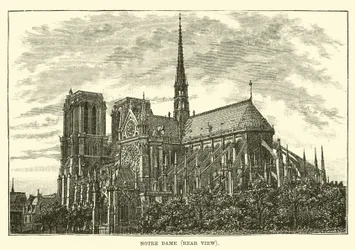 Notre Dame, Rückansicht